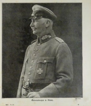 1917 - alter Druck - Generalmajor v. Maur
